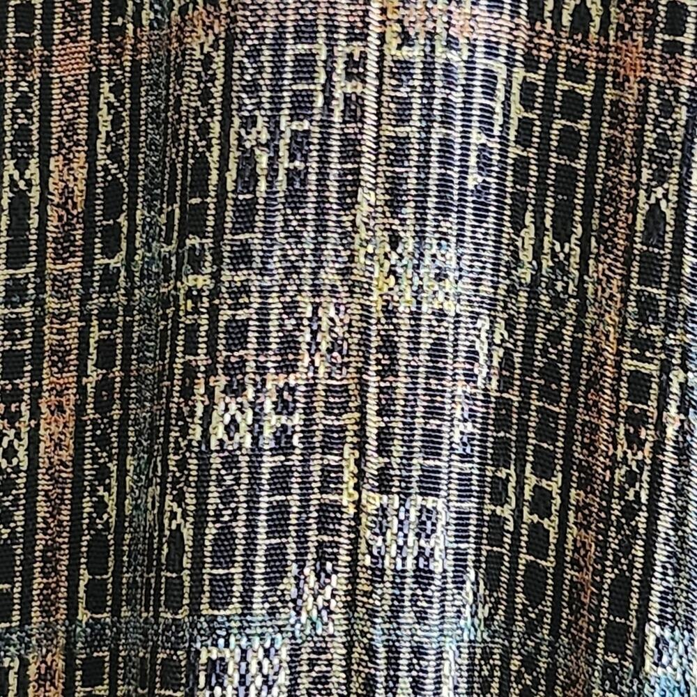 Vintage Jackie Bernard for Eklektic Long-Sleeved Button-Down Midi Dress Size 10 - Picture 5 of 13